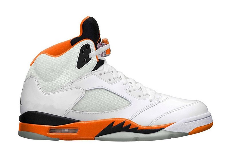 Fake Air Jordan 5 Total Orange Sneakers On Sale Free Shipping